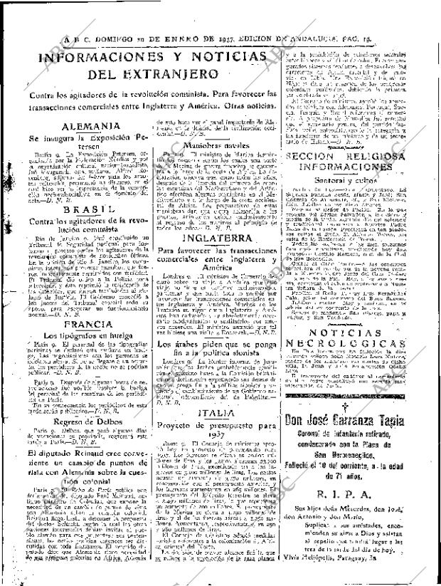 ABC SEVILLA 10-01-1937 página 19