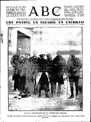 ABC SEVILLA 13-01-1937 página 1