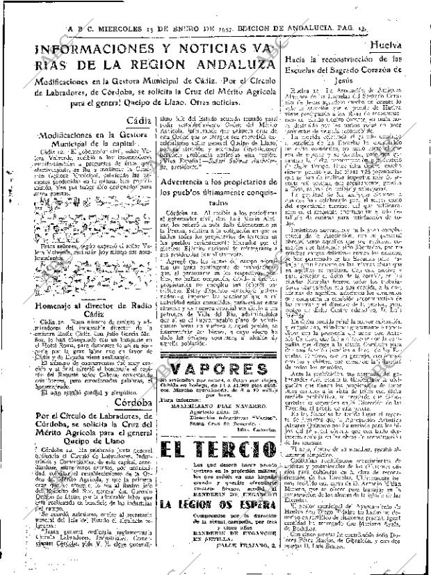 ABC SEVILLA 13-01-1937 página 13