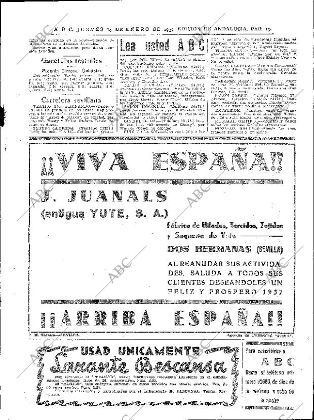 ABC SEVILLA 14-01-1937 página 19