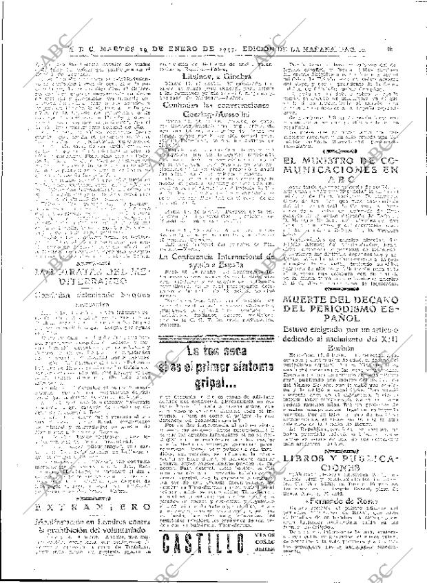 ABC MADRID 19-01-1937 página 10