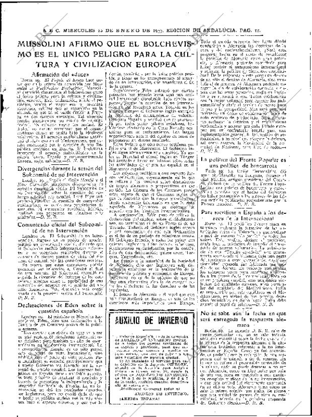 ABC SEVILLA 20-01-1937 página 11