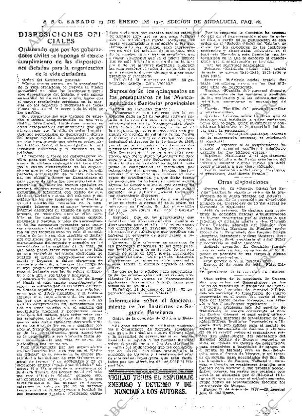 ABC SEVILLA 23-01-1937 página 10