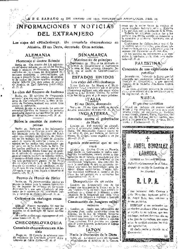 ABC SEVILLA 23-01-1937 página 15