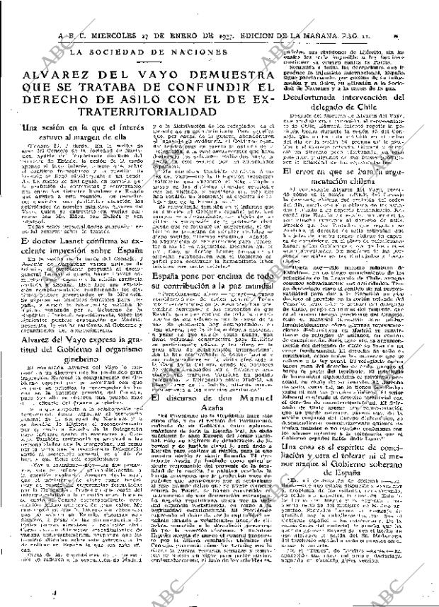 ABC MADRID 27-01-1937 página 11