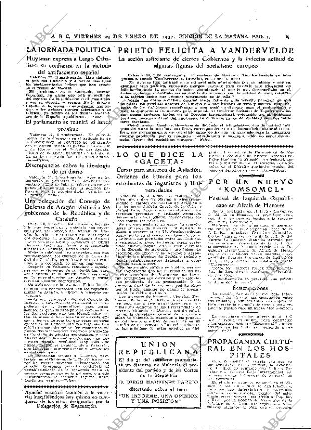 ABC MADRID 29-01-1937 página 7