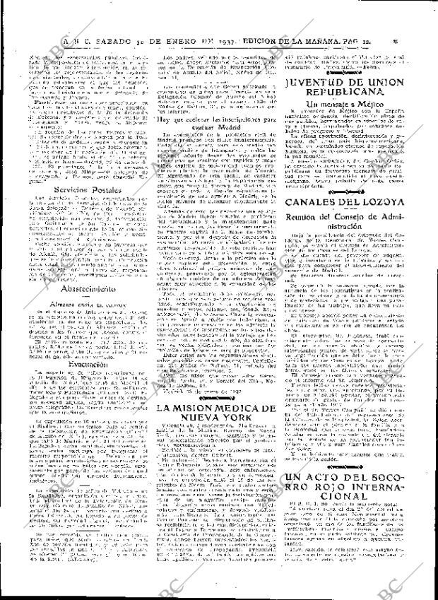 ABC MADRID 30-01-1937 página 12