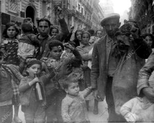 Llegada A Valencia de los Evacuados de Málaga