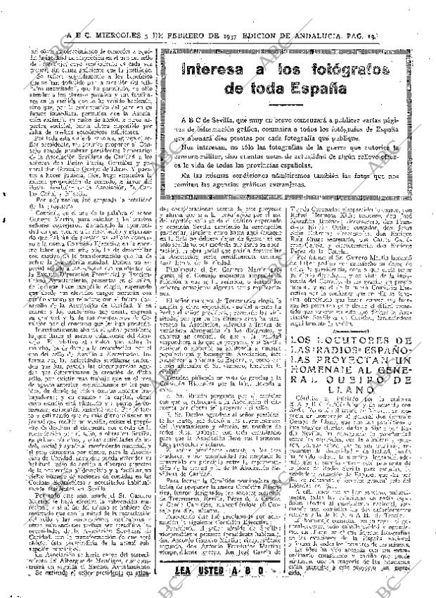 ABC SEVILLA 03-02-1937 página 13