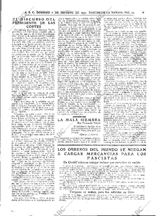 ABC MADRID 07-02-1937 página 11