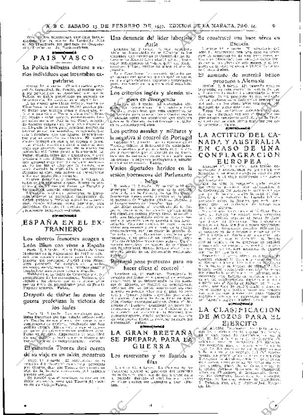 ABC MADRID 13-02-1937 página 14