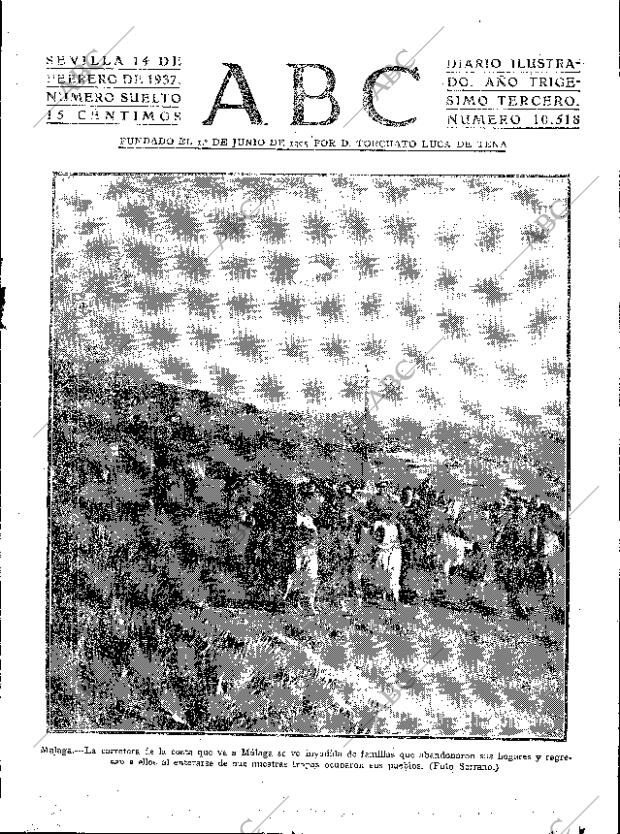 ABC SEVILLA 14-02-1937 página 1