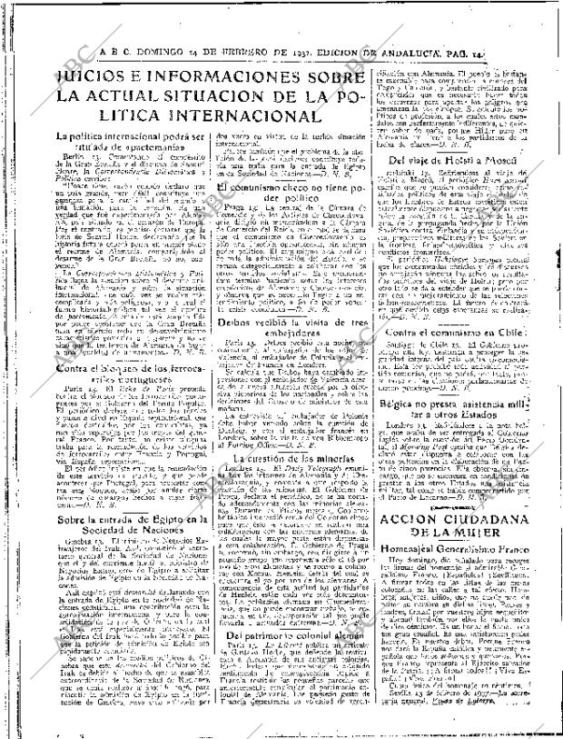 ABC SEVILLA 14-02-1937 página 14