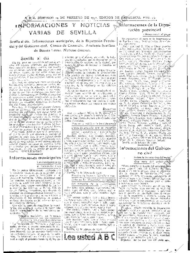 ABC SEVILLA 14-02-1937 página 15