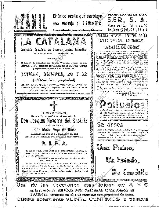 ABC SEVILLA 14-02-1937 página 2