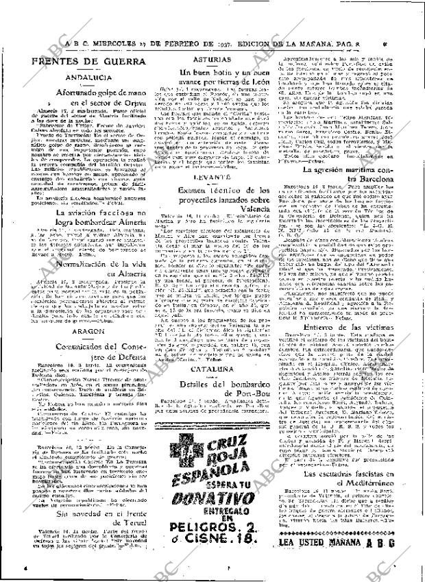 ABC MADRID 17-02-1937 página 8