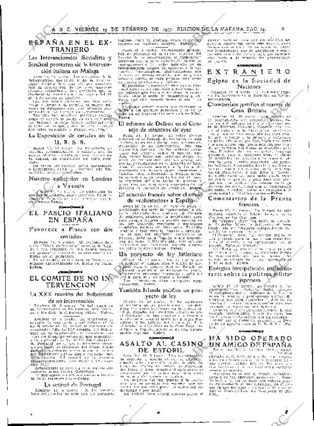 ABC MADRID 19-02-1937 página 14