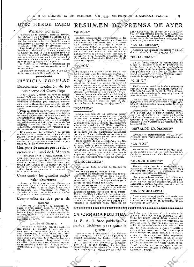 ABC MADRID 20-02-1937 página 11
