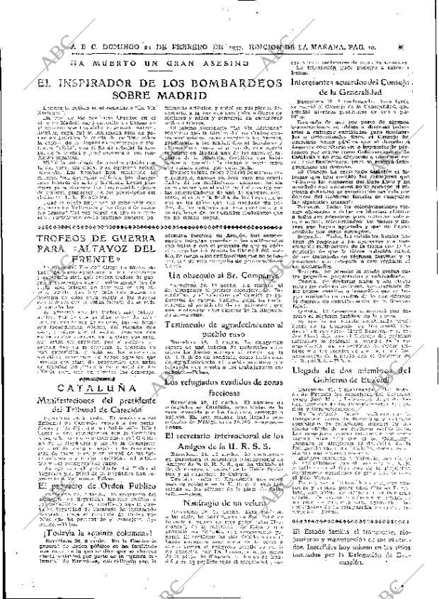 ABC MADRID 21-02-1937 página 10