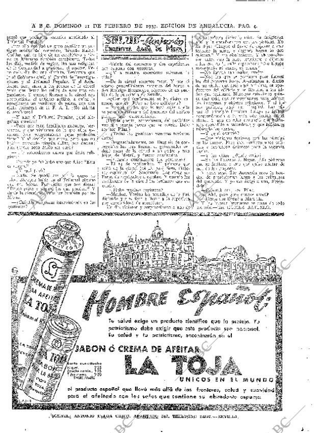 ABC SEVILLA 21-02-1937 página 4