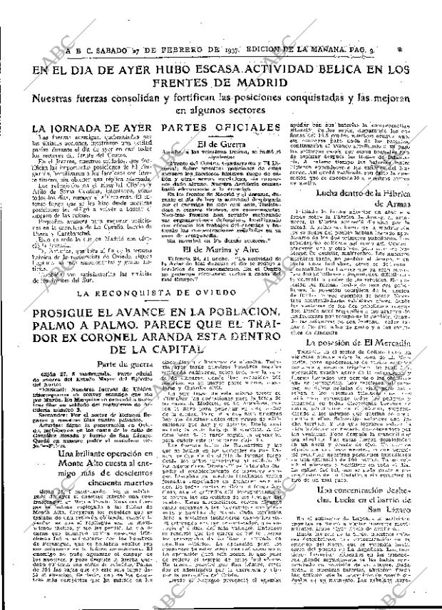 ABC MADRID 27-02-1937 página 9
