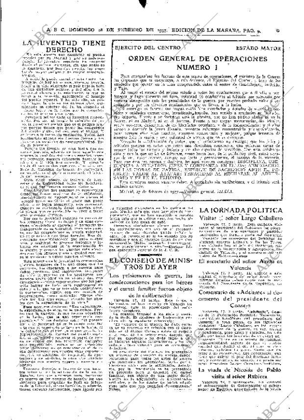 ABC MADRID 28-02-1937 página 9