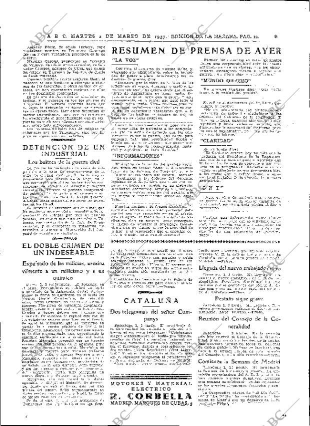 ABC MADRID 02-03-1937 página 12