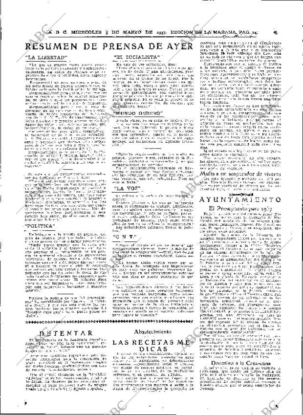 ABC MADRID 03-03-1937 página 14