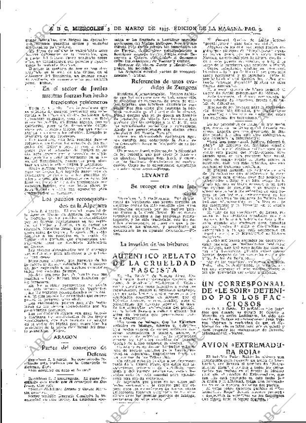 ABC MADRID 03-03-1937 página 9