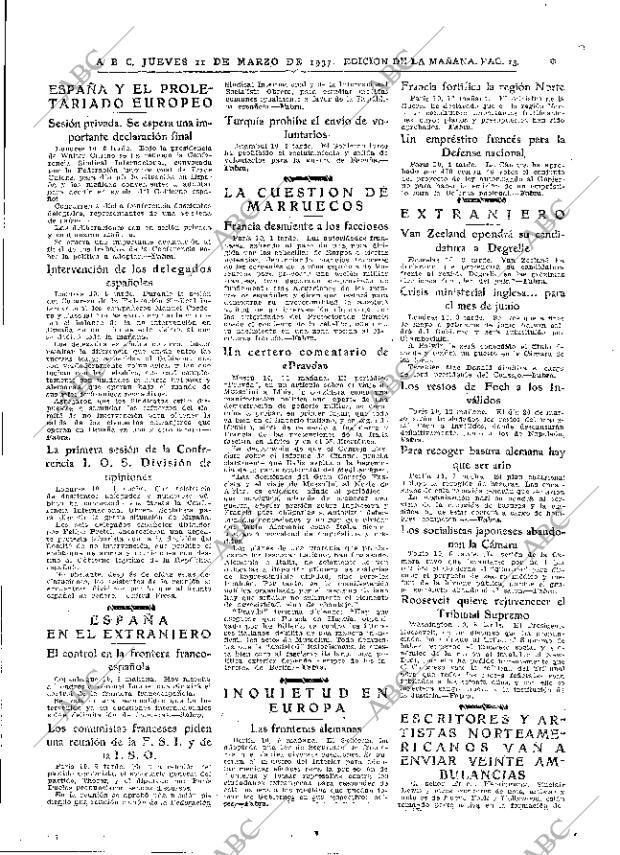 ABC MADRID 11-03-1937 página 13