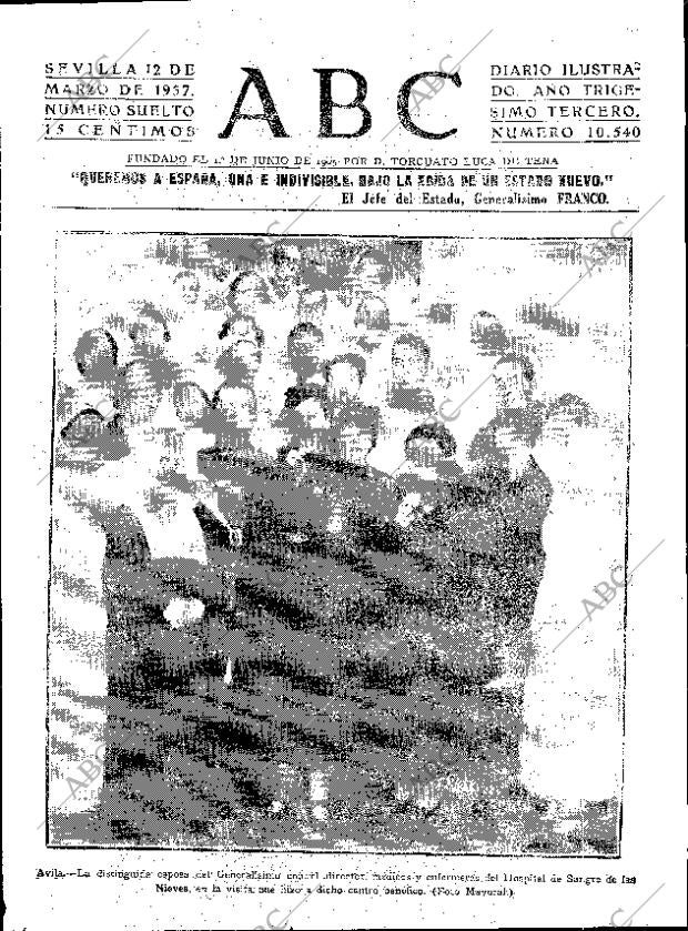 ABC SEVILLA 12-03-1937 página 1