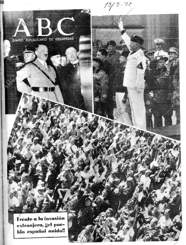 ABC MADRID 13-03-1937 página 1