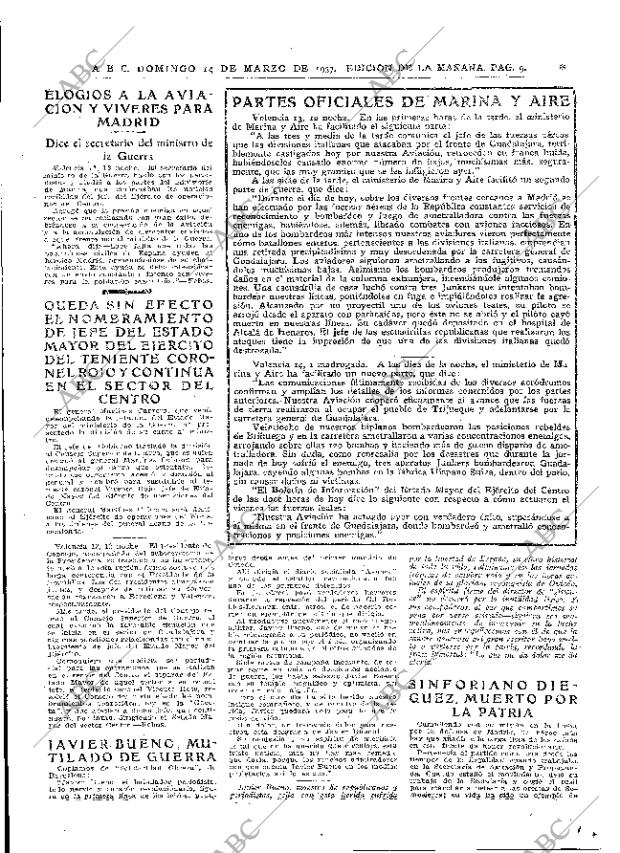 ABC MADRID 14-03-1937 página 9