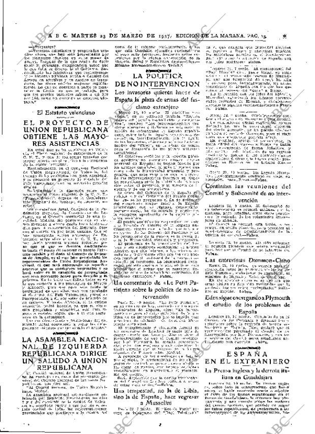 ABC MADRID 23-03-1937 página 13