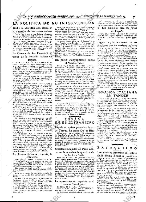 ABC MADRID 27-03-1937 página 13