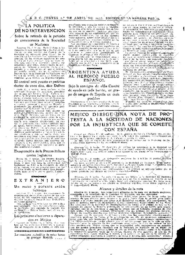 ABC MADRID 01-04-1937 página 13