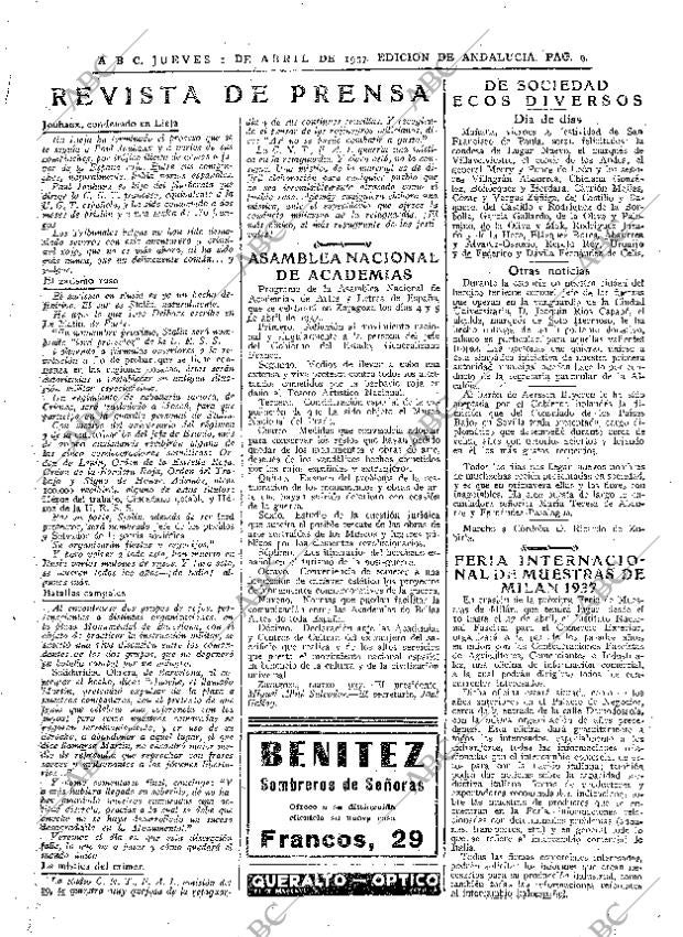 ABC SEVILLA 01-04-1937 página 9