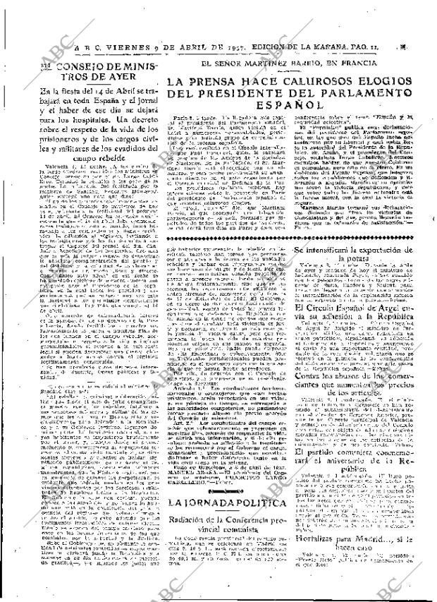 ABC MADRID 09-04-1937 página 11