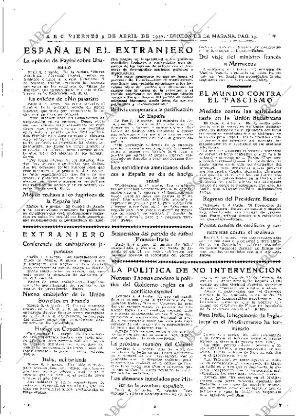 ABC MADRID 09-04-1937 página 13