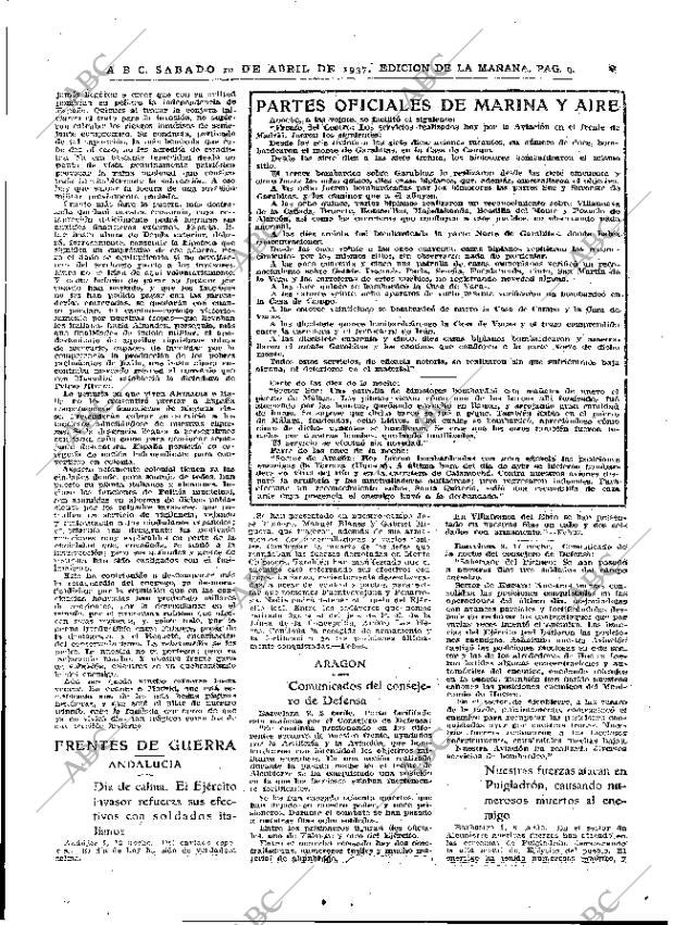 ABC MADRID 10-04-1937 página 9