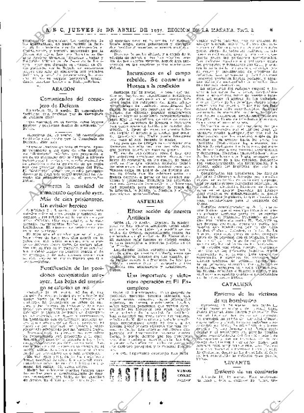 ABC MADRID 22-04-1937 página 8