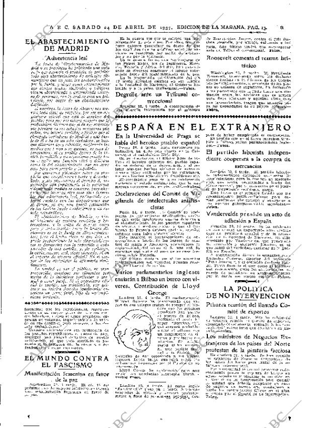ABC MADRID 24-04-1937 página 13