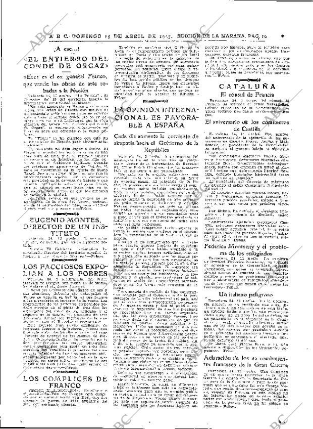 ABC MADRID 25-04-1937 página 10