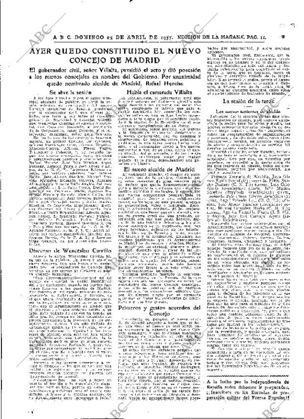 ABC MADRID 25-04-1937 página 11