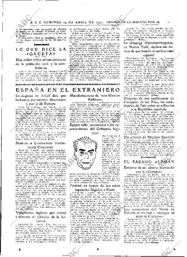 ABC MADRID 25-04-1937 página 13