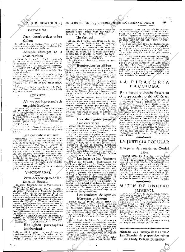ABC MADRID 25-04-1937 página 8