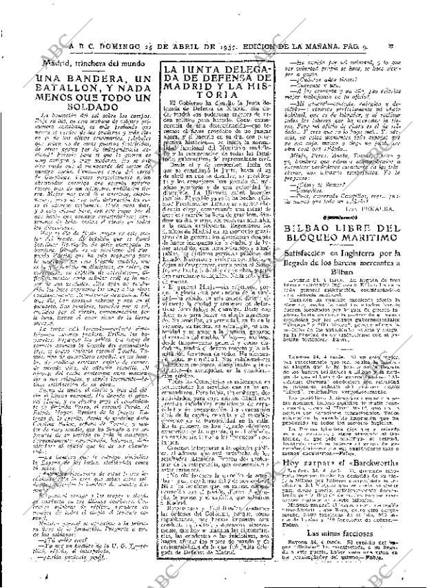 ABC MADRID 25-04-1937 página 9