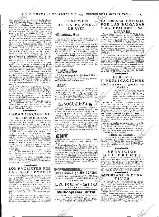 ABC MADRID 26-04-1937 página 14