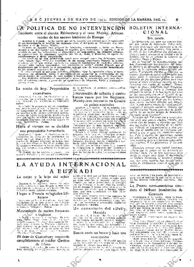 ABC MADRID 06-05-1937 página 13