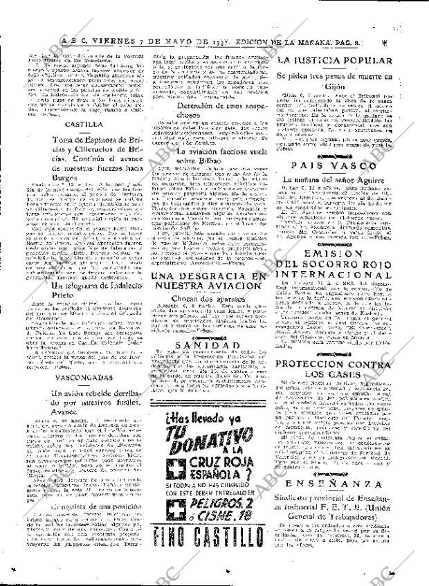 ABC MADRID 07-05-1937 página 8